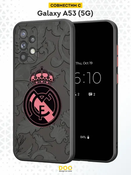 DesignOnCase Чехол Бампер на Samsung A53 с принтом Реал Мадрид