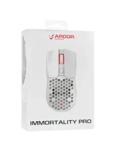 ARDOR GAMING Мышь беспроводная Immortality PRO Wireless, белый, прозрачный