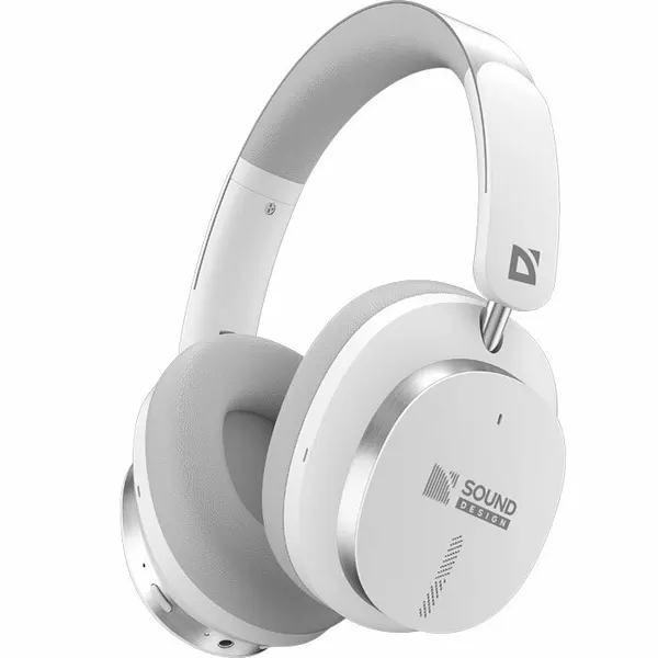 Наушники Bluetooth с микрофоном Defender FreeMotion B1050 беспроводная полноразмерная гарнитура - чёрная