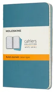 Блокнот в линейку A6 32л 3шт Moleskine CAHIER JOURNAL POCKET
