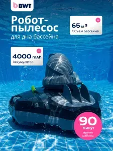 Пылесос для бассейна BWT Essential ES300, Kokido, робот аккумуляторный