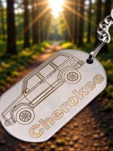 Брелок по мотивам Jeep Cherokee XJ