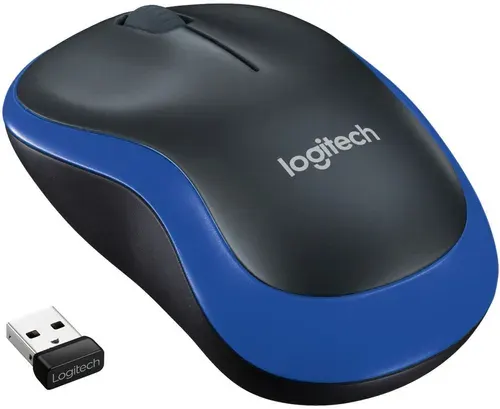 Мышь беспроводная Logitech M185 Dark Red
