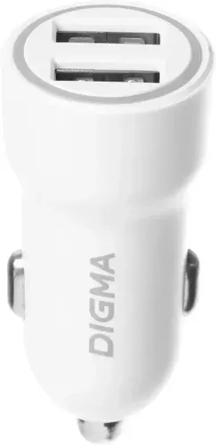 Автомобильное зарядное устройство Digma DGC1С (DGC1C2LX22WH)