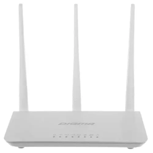 Wi-Fi роутер Digma DWR-N302, N300, белый