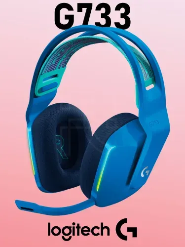 Профессиональные полноразмерные беспроводные игровые наушники Logitech G733