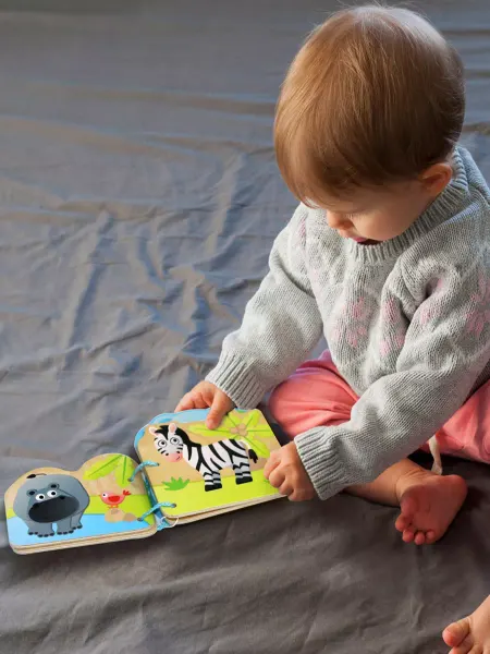 HAPE Детская книга Дикие животные