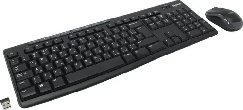 Клавиатура + мышь Logitech MK270, беспроводная, USB, черный
