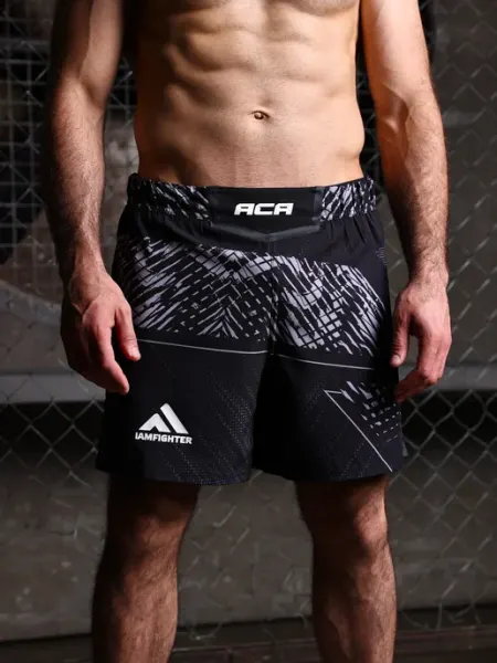 IAMFIGHTER Шорты мма спортивные ACA для единоборств укороченные