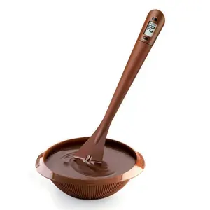 Силиконовая лопатка с термометром "Термошок" (Thermo Choc) Silikomart, арт ACC087