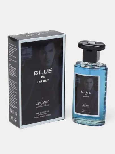 Туалетная вода Accent, BLUE, CHIA, для мужчин в подарок или для себя, 100 мл