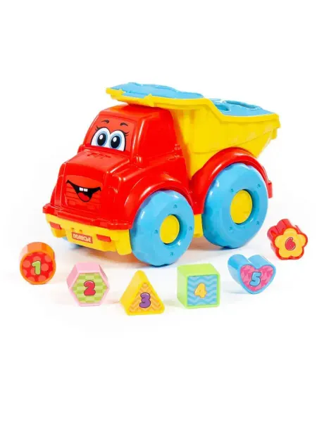 DC accessories Полесье Игрушка развивающая "Автомобиль-самосвал"