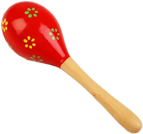 Детская музыкальная игрушка "Маракасы с картинкой", игрушка с погремушкой, развиваем мелкую моторику, слуховое восприятие и чувство ритма