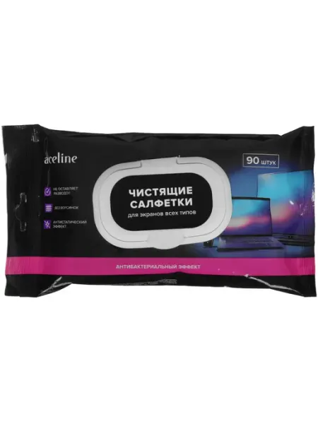 Aceline Салфетки для всех типов экранов 90 шт