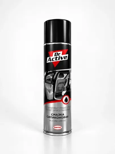 Силиконовая смазка Dr.Active для резины и пластика, аэрозоль для авто
