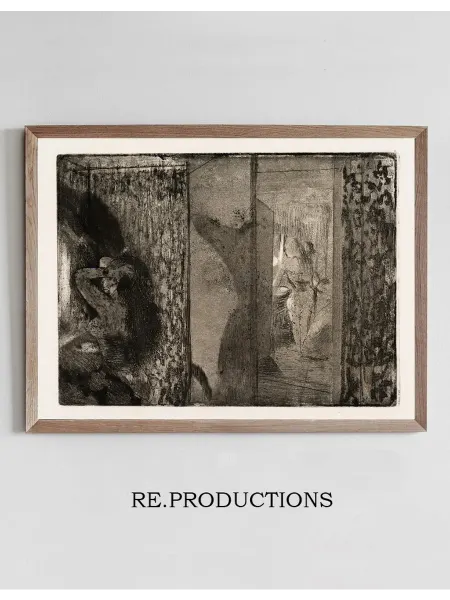 Re.productions Постер Actresses in their Dressing Rooms - Edgar Degas