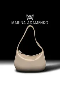 Marina Adamenko сумка женская багет натуральная кожа