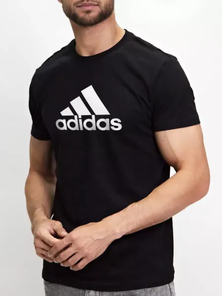 Adidas Футболка базовая оверсайз с принтом