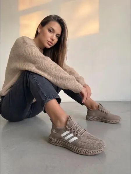 Adidas Кроссовки женские летние дышащие слипоны
