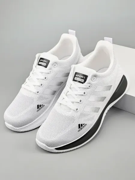 Adidas Кроссовки дышащие с сеткой спортивные