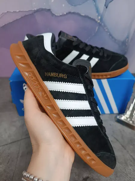 BAAS Кроссовки кеды из натуральной замши Adidas Hamburg