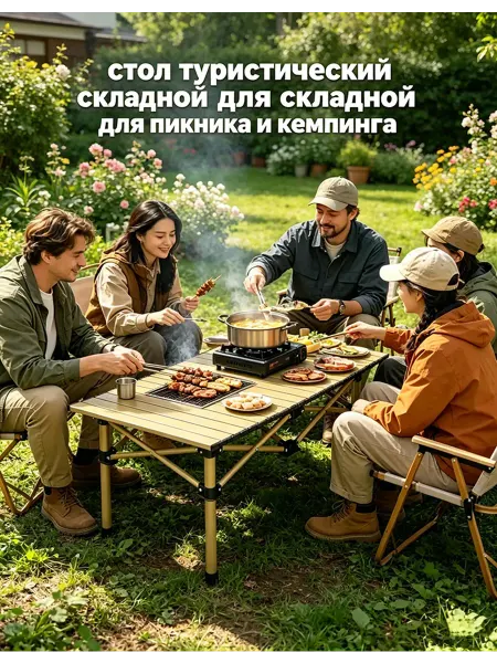 Стол туристический складной 3,2 кг для похода