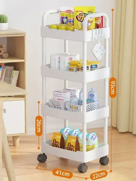 Urban Shop Стеллаж для ванной и кухни на колесиках