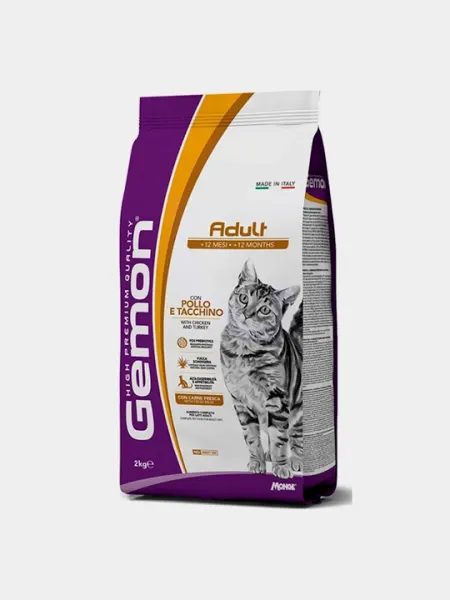 Сухой корм Gemon Adult Cat с курицей и индейкой (На развес, цена указана за 1 кг)