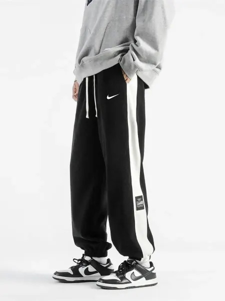 Nike брюки спортивные на шнурке зимние теплые