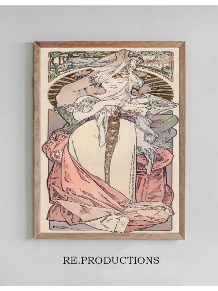 Re.productions Постер French Advertisement - Alphonse Mucha