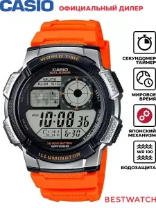 Мужские наручные часы Casio Digital AE-1000W-4B