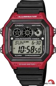 Casio Collection AE-1300WH-4A Мужские Японские наручные часы, Гарантия