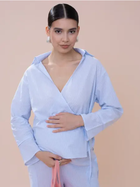 AFM-collection Костюм кимоно оверсайз брючный летний с воротником