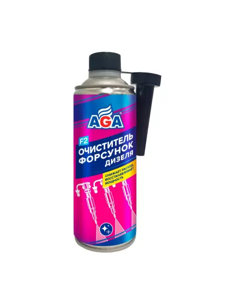 AGA Очиститель форсунок дизеля AGA802F, 335 мл