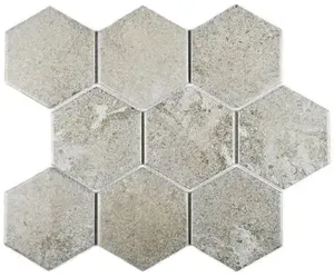 Плитка Бонапарт мозаика керамогранитная Agate Grey 5 шт