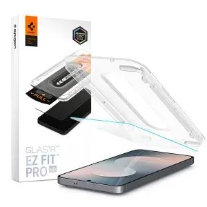 Защитное стекло Spigen на Samsung Galaxy S25 FE (AGL10203) 1 шт GLAS.tR EZ Fit Pro HD / Спиген защитное стекло для Самсунг Галакси С25 ФЕ Прозрачный