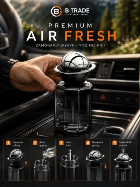 Увлажнитель воздуха автомобильный Air Diffuser AI700, USB