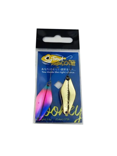 Блесна форелевая Trout Frenzy Rooney 3.6gr# Color C739 - Приманки рыболовные