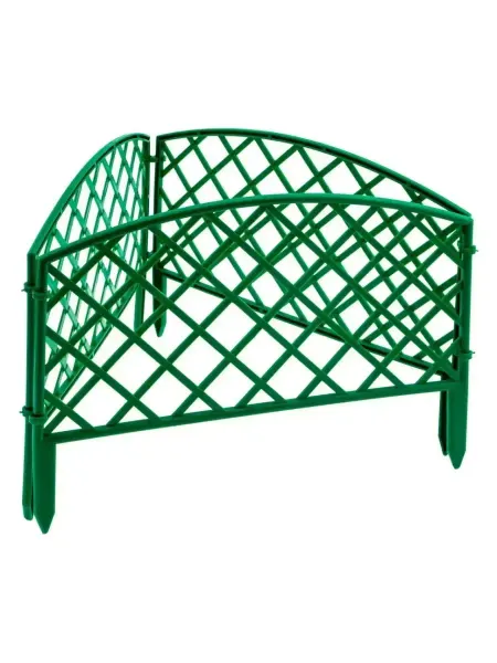 DENCO Seller Декоративный заборчик садовый пластиковый 24х320 см 7 секций