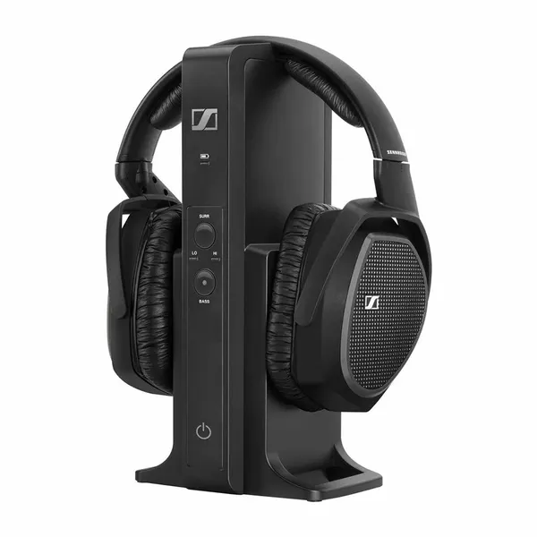 Наушники Sennheiser RS175U, беспроводные, радиоинтерфейс, черные