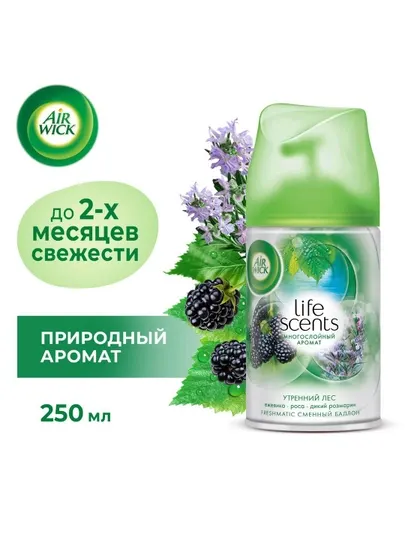 Сменный баллон для автоматического освежителя AIR WICK, 250 мл