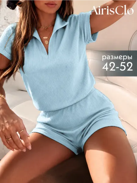 AIRISclo Костюм спортивный летний с шортами и футболкой