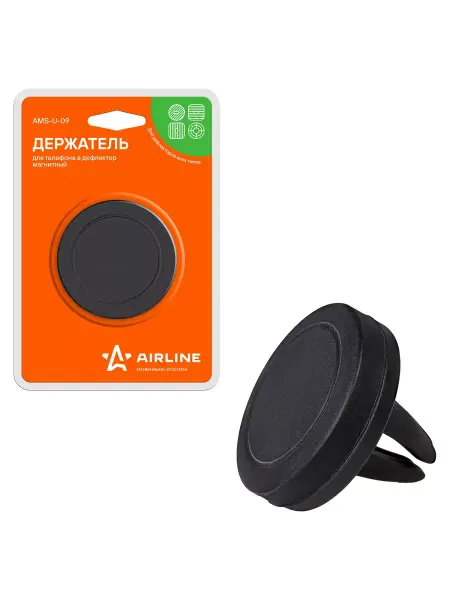 AIRLINE Держатель под смартфон навигатор (на дефлектор, магнитный)