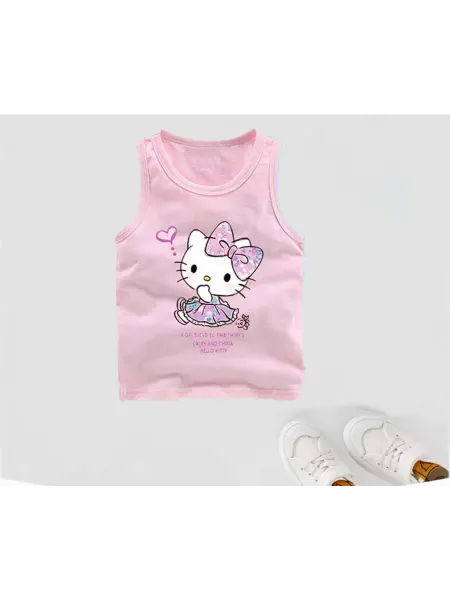 Cutiepie Футболка майка детская хлопок китти