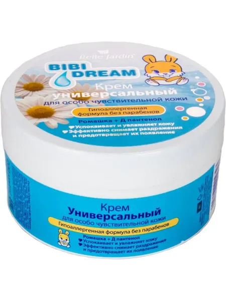 Belle jardin Детский универсальный крем "Bibi Dream", с ромашкой, 200 мл