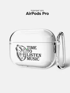 Чехол на AirPods Pro с надписью