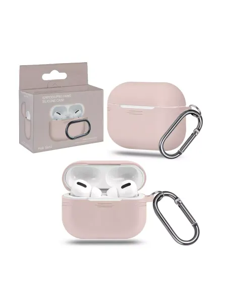 TEXHUB Чехол на AirPods Pro силиконовый с карабином
