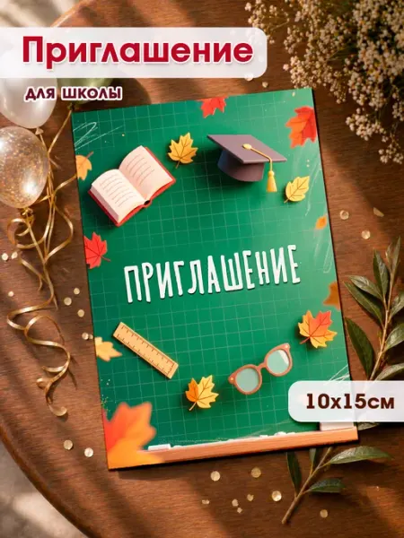 Пригласительные на выпускной, последний звонок, 1 сентября