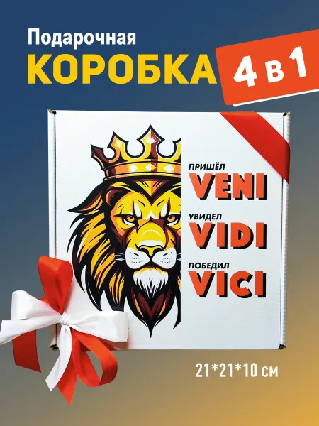Два Цвета Подарочная коробка парню мужчине на 23 февраля