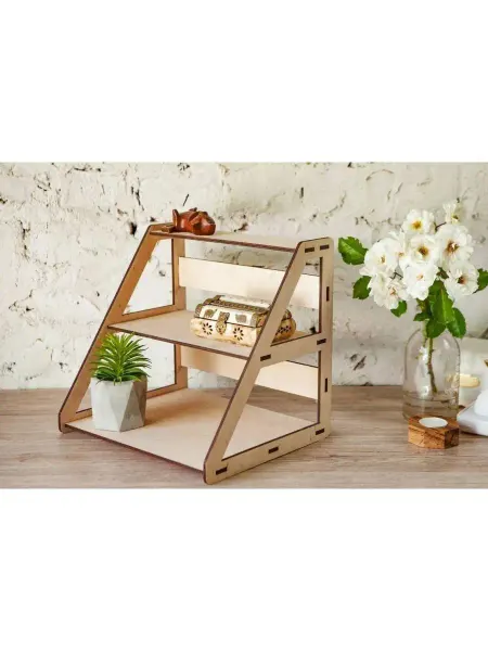 Ais Laser Полка торговая в минималистичном стиле